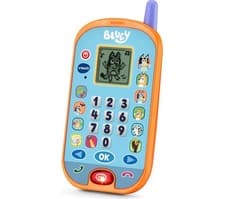 Image of TieDex UK VTECH Bluey Ring Ring Phone - Blue & Orange