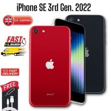 Image of Apple iPhone SE 3rd Gen (2022) 64GB/128GB/256GB Unlocked Smartphone All Colors