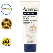 Image of Aveeno Skin Relief Nourishing Lotion, 200ml With Soothing Triple Oat Complex