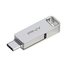 Image of PNY USB OTG Key 2 in 1 USB-A 3.2/USB-C Duo Link 256GB, Silver