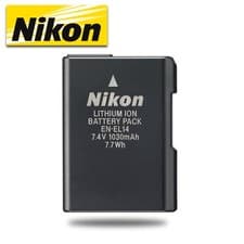 Image of Original EN-EL14 Battery For Nikon D3300 D3400 D3500 D5100 D5200 D5300 D5600