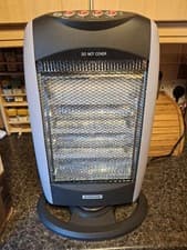 Image of Status 1200W Oscillating Halogen Heater Grey