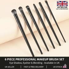 Image of 6pc High Quality Soft Bristle Eyeshadow blending, Smudging, eyeliner Brush Set