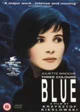 Image of Three Colours Blue (2001) Juliette Binoche Kieslowski DVD Region 2 New & Sealed