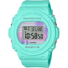 Image of Casio BABY-G BGD-570BC-3 80's Beach Colors Pastel Blue Wrist Watch Women babyg