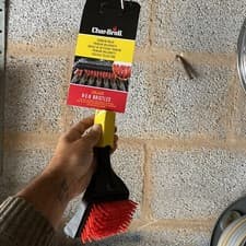 Image of Char-Broil 140 533 - 2-in-1 "Cool-Clean" Grill Cleaning Brush and Scraper. (M)