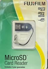 Image of Fujifilm microSD/microSDHC/microSDXC USB 2.0 Memory Card Reader Windows/Mac
