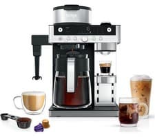 Image of NINJA Prestige DualBrew CFN802UK Coffee Machine - Stainless Steel & Black