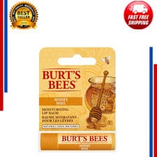 Image of Burt's Bees 100% Natural Honey Miel Moisturizing Lip Balm Tubes 4.25grams