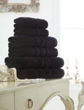 Image of Bath Towel Black Zero Twist Towel 100% cotton Bath Towel 600 GSM Bath Towel