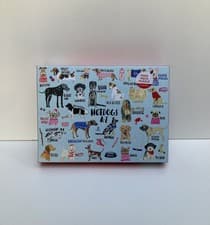 Image of 1000 Piece Jigsaw Puzzle 'Hotdogs A-Z' by Mudpuppy Carolyn Gavin Complete New