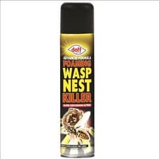 Image of Doff Foaming Wasp Nest Killer 300ml Aerosol Spray for Outdoor Garden Nests