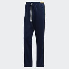Image of adidas Men's Recycled Track Pants Dark Navy Blue Joggers Bottoms FM2203