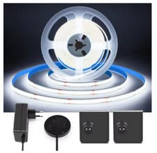 Image of 5M 10M 15M Sensor Motion Stairs LED Strip Light Kit 24V COB Water Flow Staircase