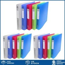 Image of Durable 4-Ring Chromaline Binder - 30mm Diameter, A4 Maxi, 3 Colors Included