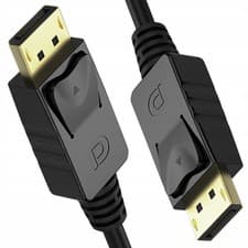 Image of 2x Displayport 1.2 Cable 4k@60hz 2m Dp M/m Gold Plated Connectors
