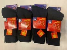 Image of Kids children Heat Insulator 1.8 tog Thermal Outdoor WalkingWork Boot Socks B734