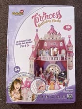 Image of 3D Puzzle, Princes Castle. Pink, New And Unopened