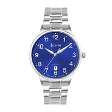 Image of Accurist Watch 73003 Mens Stainless Steel with Blue Dial RRP £149.00