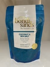 Image of BONDI SANDS Coconut Sea Salt Body Scrub 250g. Oil-Free Formula Gently Exfoliates