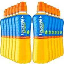Image of Lucozade Sport Orange Isotonic Sport Energy Drink Fat Free, 12x500ml