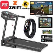 Image of BodyTrain S600 Motorised Folding Bluetooth Treadmill