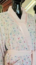 Image of Body touch Luxury Soft Robe Dressing Gown Pink Belted Size 18-20 New