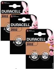 Image of 6x Duracell CR2032 3V Lithium Button Battery Coin Cell DL CR 2032 Longest Exp