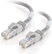 Image of C2G 0.3 m Cat6 Booted Unshielded Network Patch Cable - Grey