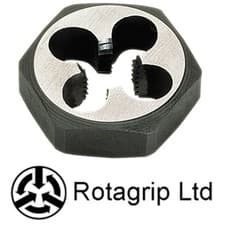 Image of HSS Hexagon Die Nut 1.3/8" x 6 UNC Quality, Made by Volkel, Germany