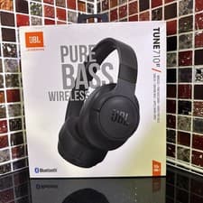Image of JBL Tune 710BT On-Ear Wireless Bluetooth Headphones - Black