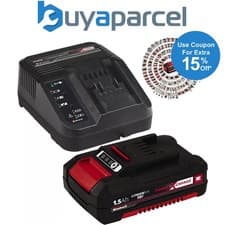 Image of Einhell 18v Power X-Change PXC Starter Kit - 1x 1.5Ah Battery + Charger Ozito