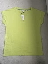 Image of White Stuff, Nelly Notch T-Shirt, Bright Yellow Size 10 (BNWT)