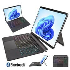 Image of Backlight Magnetic Keyboard Case Cover For Microsoft Surface Pro 8/9/10/11/X 13"