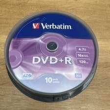 Image of Verbatim 43498 DVD+R AZO 4.7GB 16X Matt Silver 10 Pack