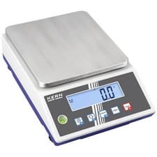 Image of Kern Precision Scales 10kg Range 100mg Readability USB White