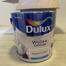 Image of Dulux Walls & Ceilings Matt Emulsion Paint - Egyptian Cotton - 2.5L