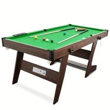 Image of 6ft Foldable Snooker / Pool /Billiards Table with Balls and Cues, free shipping!