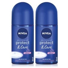 Image of NIVEA Protect & Care Roll-On deodorant 50 ml - Pack of 2 50 (Pack 2)
