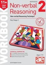 Image of 11+ Non-Verbal Reasoning Year 3/4 Workbook 2 - 9781910106242