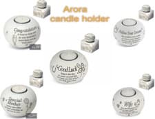 Image of love / dreams / friend & more said with sentiment tea light candle holder sale
