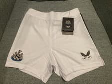 Image of Newcastle United Official Junior Kids Football Shorts 8-9 years New 