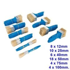 Image of Silverline Disposable Paint Brushes, Paint Brush,ALL SIZES & QUANTITIES,Bulk Buy