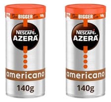Image of X2 Nescafe Azera Americano Instant Coffee 140g