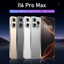 Image of New I16 Pro Max 6.8" HD Smartphone Global Unlocked Android 8+256GB Dual SIM Gift