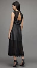 Image of AllSaints Black Dress Size UK10, RRP £259, Brand New 