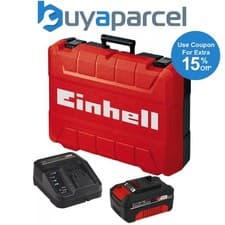 Image of Einhell 18v Power X-Change PXC Starter Kit - 1x 4.0Ah Battery + Charger + E-Case