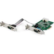 Image of StarTech.com 2-port PCI Express RS232 Serial Adapter Card - PCIe RS232 Serial Ho