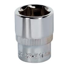 Image of Sealey WallDrive Socket 14mm 1/4"Sq Drive Fully Polished - SP1414