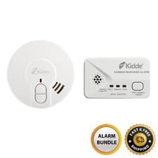 Image of Kidde Carbon Monoxide Alarm 2030-DCR CO Detector & 29HD Optical Smoke Alarm Set